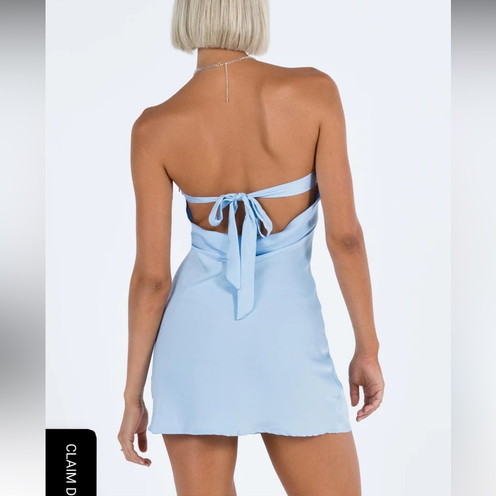 Princess Polly Jasmyn mini dress blue 6